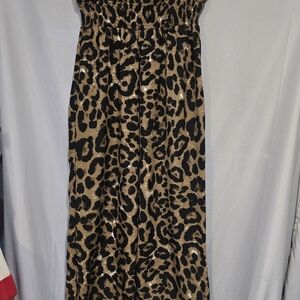 Amazon Leopard Print Wide Leg Pants